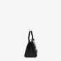 Saint Laurent Small Cabas Ysl Bag In Black And Dove White Leather 45324775PM - thumb-3
