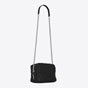 Saint Laurent Classic Small Loulou Bowling Bag In Black Y Matelasse Leather 45324788DD - thumb-3