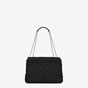 Saint Laurent Medium Loulou Chain Bag In Black Y Matelasse Leather 45324833IN - thumb-2