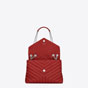 Saint Laurent Medium Loulou Chain Bag In Lipstick Red 45336019WK - thumb-4