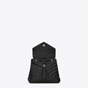 Saint Laurent Small LOULOU Backpack In Black Y Matelasse Leather 45352445MH - thumb-4