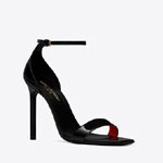 YSL Amber Sandals In Patent Leather 472021 0NP00 1000