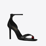 YSL Amber Sandals In Patent Leather 487535 0NP00 1000