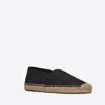 YSL Cassandre Espadrilles In Smooth Leather 509616 0AS00 1000