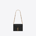 YSL CASSANDRA Monogram Clasp Bag In Grain De Poudre 532750 BOWNW 1048