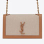 YSL Book Bag In Canvas And Smooth Leather 532756 HZD7W 9369 - thumb-2
