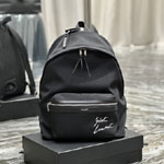 YSL Saint Laurent Embroidered City Backpack In Canvas 534967 FAEY0 1070