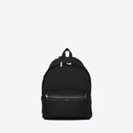YSL City Backpack Canvas Nylon Leather 534967 GIV3F 1000