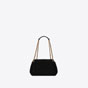 YSL Small Nolita Chain Bag In Suede 554284 C4B17 1000 - thumb-2