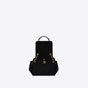 YSL Small Nolita Chain Bag In Suede 554284 C4B17 1000 - thumb-4
