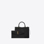 YSL UPTOWN Medium Tote In Shiny Smooth Leather 557653 03P0J 1000 - thumb-2