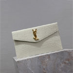 YSL Uptown Pouch In Crocodile-Embossed Shiny Leather 565739 DND0J 9207