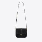 YSL Le Monogramme Small Satchel In Suede 568604 09W3W 1000