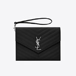YSL Cassandre Matelasse Flap Pouch In Quilted Leather 617662 BOW02 1000
