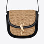 YSL Kaia Small Satchel In Raffia And Leather 619740 GG66W 7063 - thumb-2