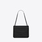 YSL Niki Medium Chain Bag In Crinkled Vintage Leather 633184 0EN08 1000 - thumb-2