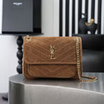 YSL Niki Medium In Suede 633184 1U807 2916