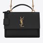 YSL Medium Sunset Satchel In Smooth Leather 634723 D420W 1000 - thumb-2