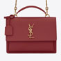 YSL Medium Sunset Satchel In Smooth Leather 634723 D420W 6008 - thumb-2