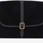 YSL Sorbonne Flap Bag In Suede And Vintage Leather 634791 0UDZW 1000 - thumb-2