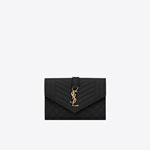 YSL Envelope Small Envelope Wallet In Mix Matelasse Leather 651026 BOW91 1000