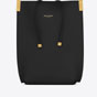 YSL Suzanne Mini Hobo Bag In Smooth Leather 654990 11C0W 1000 - thumb-2