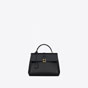 YSL Le Fermoir Top Handle Bag In Shiny Leather 674988 2ZA0W 1000 - thumb-3