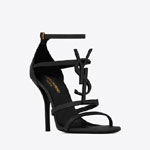 YSL Cassandra Sandals In Smooth Leather 689442 DWE00 1000