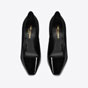 YSL Blade Pumps In Patent Leather 711268 1TV00 1000 - thumb-2