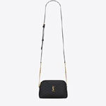 YSL Gaby Zipped Pouch In Quilted Lambskin 733667 1EL07 1000