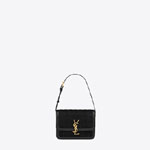 YSL Solferino Small Satchel In Quilted Nubuck Suede 739139 AABR9 1000