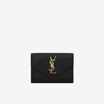 YSL Cassandre Small Envelope Wallet In Smooth Leather 748463 AAB4K 1025