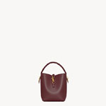 YSL Le 37 Small In Shiny Leather In Bordeaux 749036 2R20W 6195