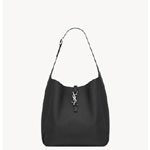 YSL Le 5 A 7 Supple Large In Grained Leather in Black 753837 AACQG 1000