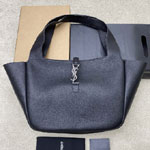 YSL Le 5 A 7 Bea In Grained Leather in Black 763435 AAEQC 1000