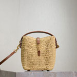 YSL Le 37 Mini In Raffia 765870 GAAFC 2080