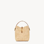 YSL Le 37 In Woven Raffia Vegetable-tanned Leather 773991 GAAD7 2080
