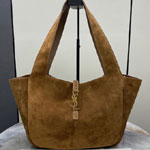 YSL Le 5 A 7 Small Bea In Suede 779029 008IW 2885
