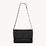 YSL Niki Messenger In Grained Leather in Black 781935 AAC8O 1000