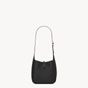 YSL Le 5 A 7 Supple Baby In Grained Leather in Black 809461 AADUU 1000 - thumb-3