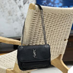 YSL Niki Mini In Grained Lambskin in Black 828736 AACIA 1000