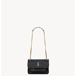 YSL Niki Mini In Vintage Leather in Black 846087 0EN07 1000