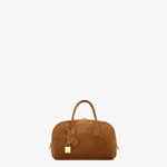 YSL Small Sac De Jour Boston In Suede In Brown 851694 1U80W 2916