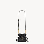 YSL Jamie Mini Shoulder Pouch In Lambskin In Black 859174 AAB32 1000