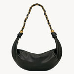 YSL Amalia Hobo In Lambskin In Black 862210 AACX7 1000