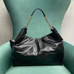 YSL Hortense Hobo In Shiny Leather 871220 AAGOL 1000