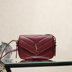 YSL Loulou Toy Crossbody In Matelasse Lambskin 873156 AAEAX 6197