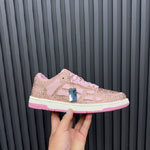 Amiri Crystal Skel-Top Low in Pink AWFOSR1023-651