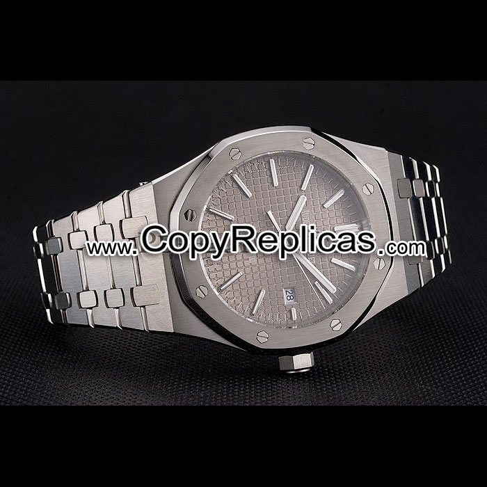 Swiss Audemars Piguet Royal Oak Silver Dial Stainless Steel Case AP5565 - Photo-3