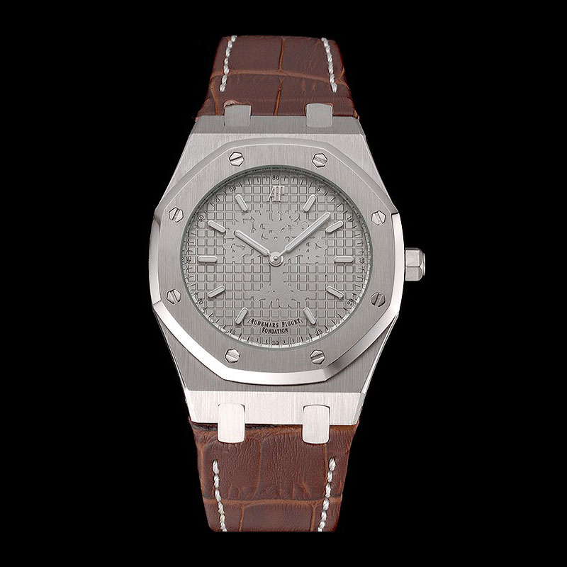 Audemars Piguet Royal Oak Fondation Gray Dial Stainless Steel Brown AP5573